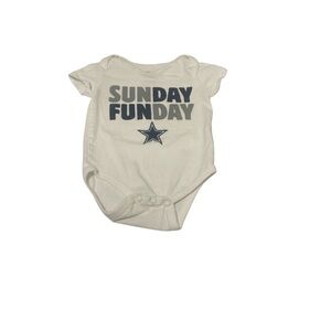 Dallas Cowboys Sunday Funday Kids Onesie Size 3M